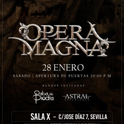 OPERA MAGNA + BALSA DE PIEDRA + ASTRAL EXPERIENCE (28/01/2023 SALA FANATIC, SEVILLA)